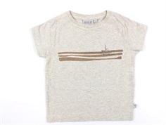 Wheat t-shirt putty melange across the sea